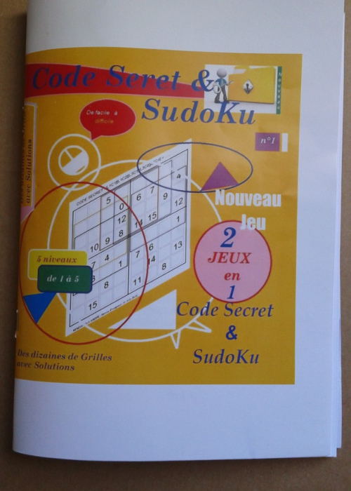 Livre Code Secret & SuDoKu